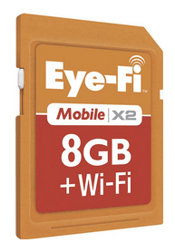 Eye-Fi - Explore X2 WiFi b/g/n 8GB SDHC Memory Card